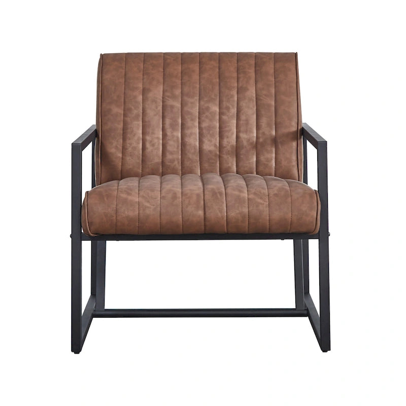 Sillón moderno con patas de acero