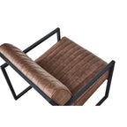 Sillón moderno con patas de acero