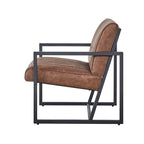 Sillón moderno con patas de acero