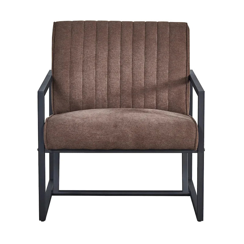 Sillón moderno con patas de acero