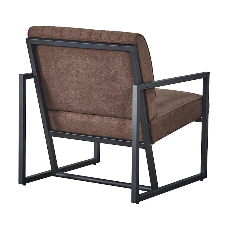 Sillón moderno con patas de acero