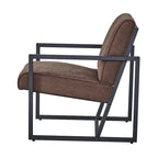 Sillón moderno con patas de acero