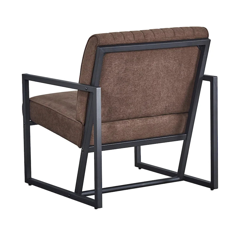 Sillón moderno con patas de acero