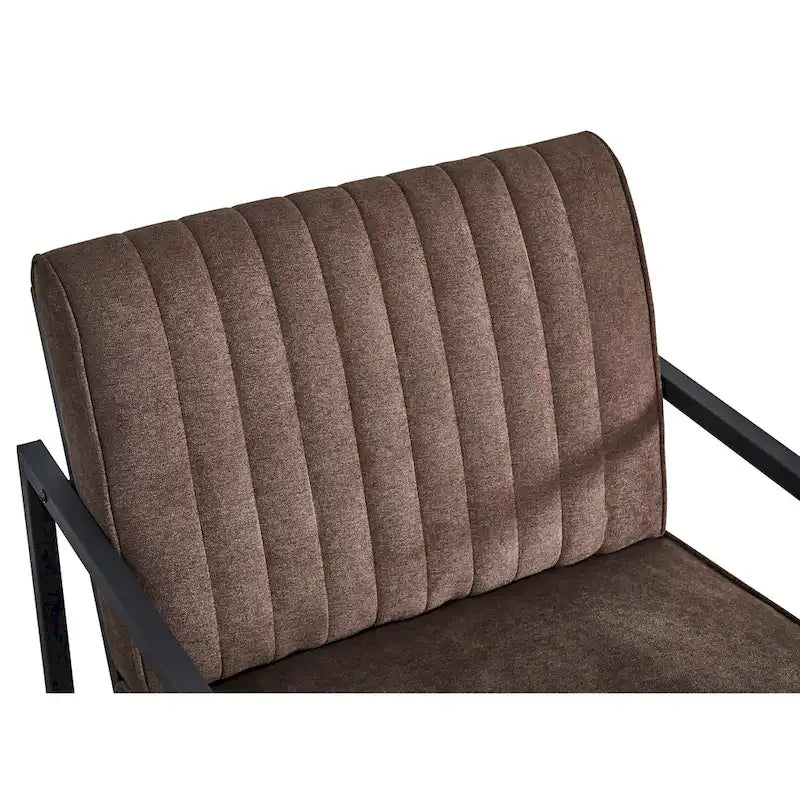 Sillón moderno con patas de acero