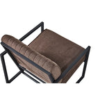 Sillón moderno con patas de acero