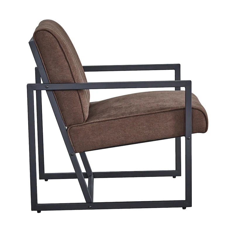 Sillón moderno con patas de acero