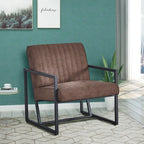 Sillón moderno con patas de acero