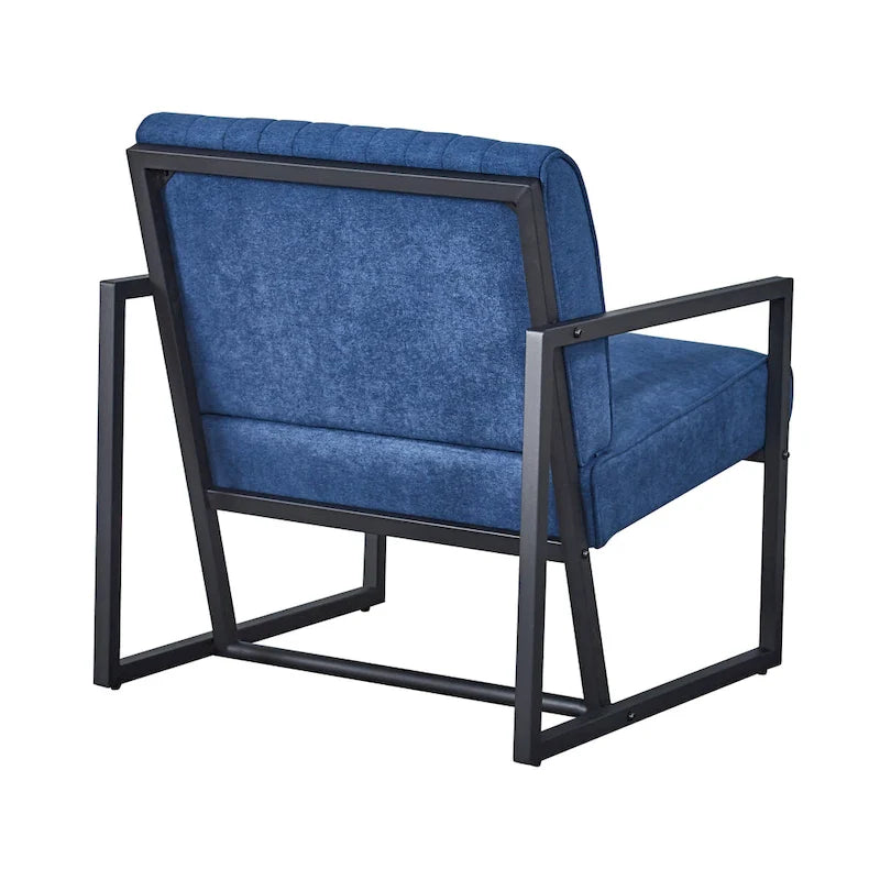 Sillón moderno con patas de acero