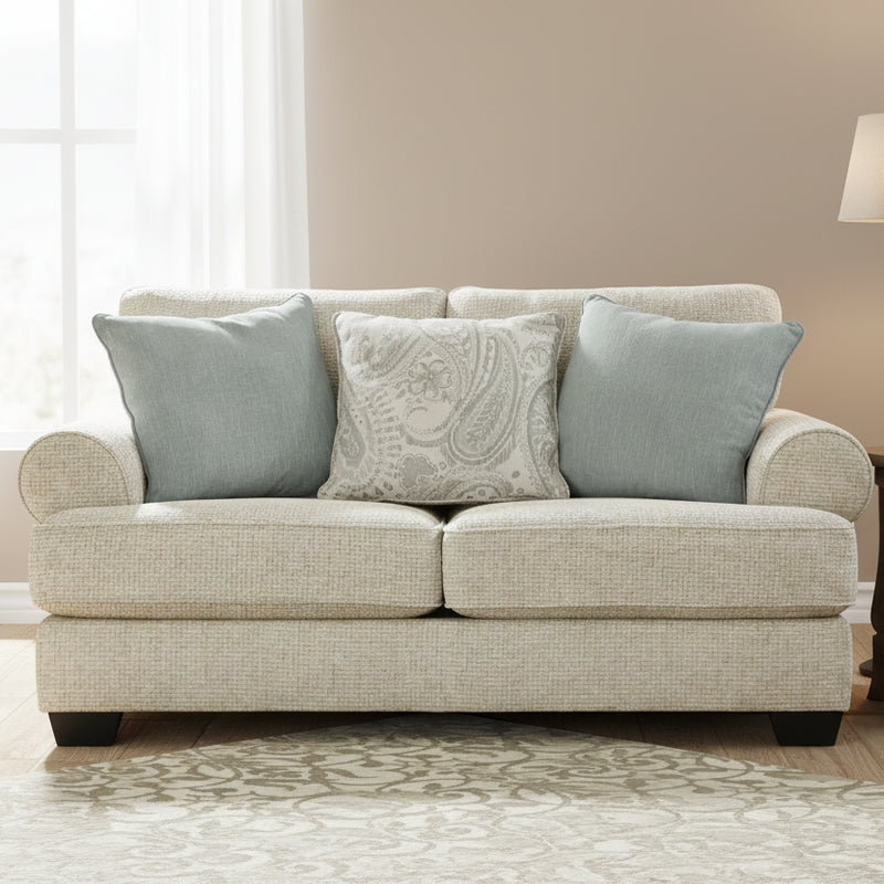Signature Design by Ashley Monaghan Beige Loveseat - 74W x 45D x 39H