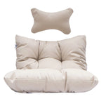 Sillón Colgante Huevo con Soporte – Columpio de Mimbre para Interiores y Exteriores