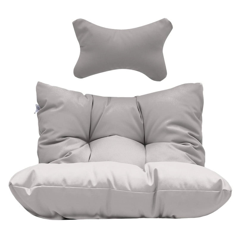 Sillón Colgante Huevo con Soporte – Columpio de Mimbre para Interiores y Exteriores