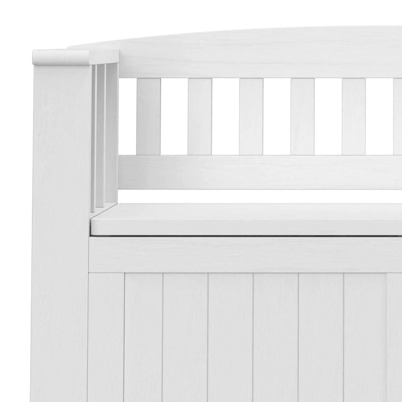 Banco de almacenamiento pequeño para recibidor con tapa abatible - Madera de pino maciza