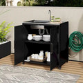 Fregadero móvil de cocina exterior con gabinete