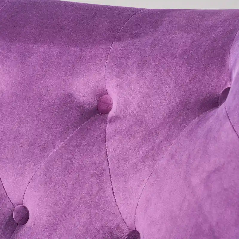 Sillón de orejas tapizado de mediados de siglo