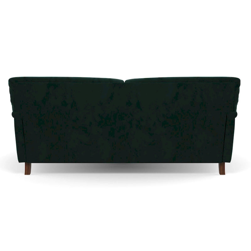 Sofá tapizado en terciopelo