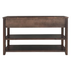 Mesa de consola con 3 cajones y 2 estantes abiertos