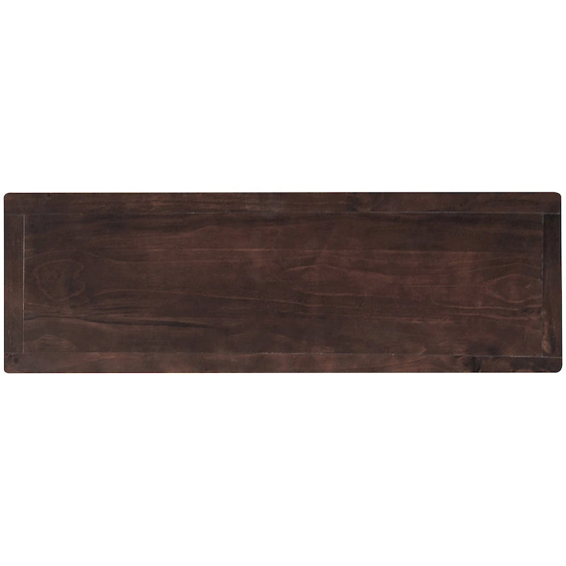 Mesa de consola con 3 cajones y 2 estantes abiertos