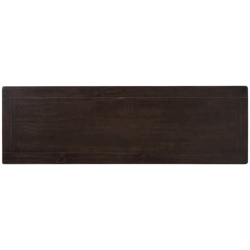Mesa de consola con 3 cajones y 2 estantes abiertos