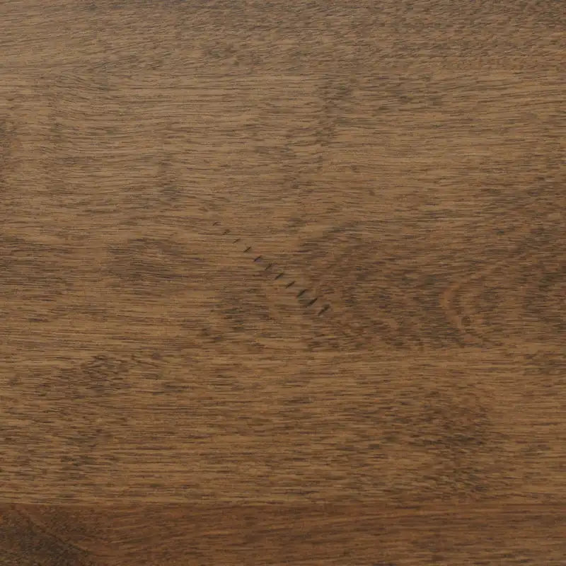 Mesa de comedor extensible de madera maciza con base de metal