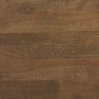 Mesa de comedor extensible de madera maciza con base de metal
