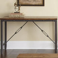 Steve Silver Gatling Natural Industrial Console Table