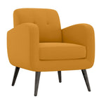 Sillón auxiliar de mostaza y amarillo Keflavik de mediados de siglo