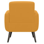 Sillón auxiliar de mostaza y amarillo Keflavik de mediados de siglo
