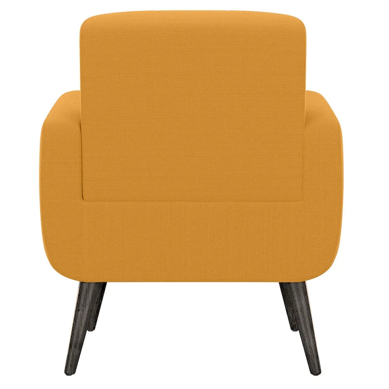 Sillón auxiliar de mostaza y amarillo Keflavik de mediados de siglo
