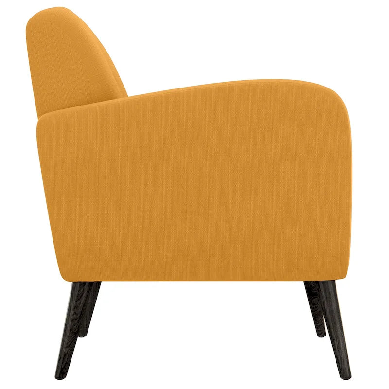 Sillón auxiliar de mostaza y amarillo Keflavik de mediados de siglo
