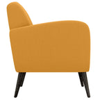Sillón auxiliar de mostaza y amarillo Keflavik de mediados de siglo