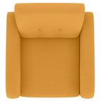 Sillón auxiliar de mostaza y amarillo Keflavik de mediados de siglo