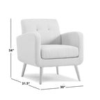 Sillón auxiliar de mostaza y amarillo Keflavik de mediados de siglo