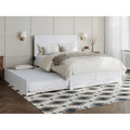 Cama Plataforma Matrimonial con Cabecera, Piecera y Cama Nido Matrimonial a juego