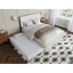 Cama Plataforma Matrimonial con Cabecera, Piecera y Cama Nido Matrimonial a juego