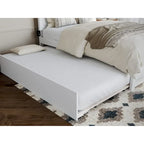 Cama Plataforma Matrimonial con Cabecera, Piecera y Cama Nido Matrimonial a juego