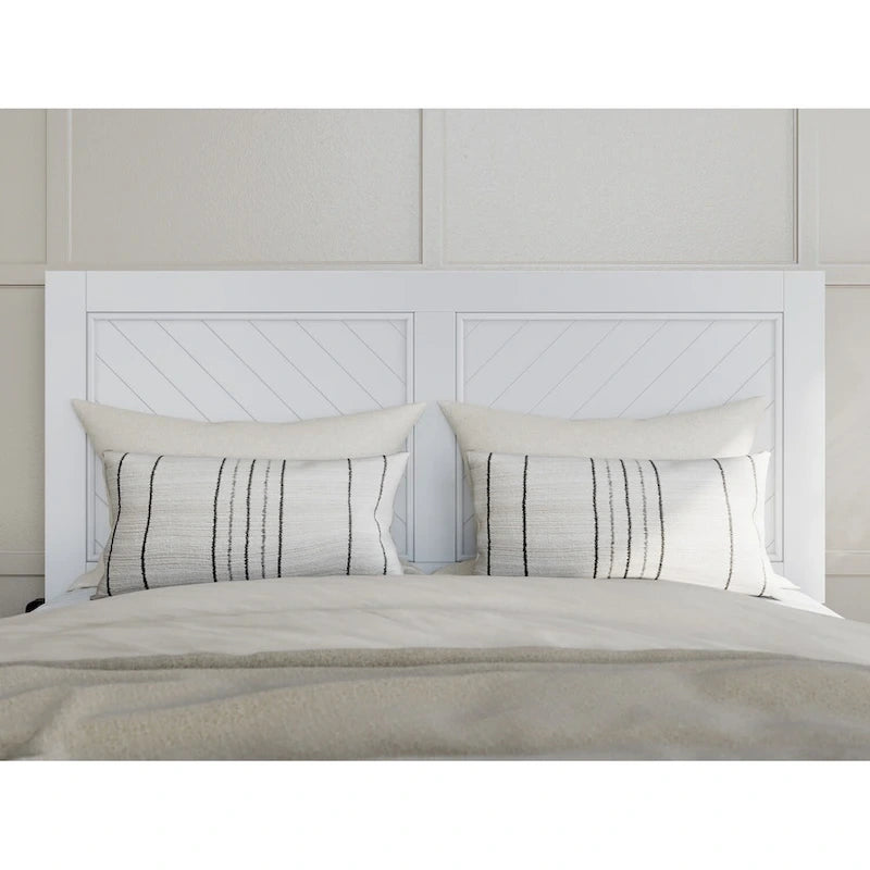 Cama Plataforma Matrimonial con Cabecera, Piecera y Cama Nido Matrimonial a juego