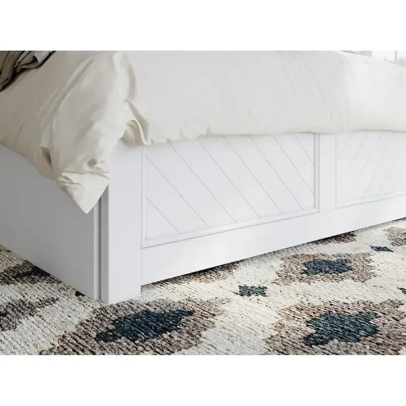 Cama Plataforma Matrimonial con Cabecera, Piecera y Cama Nido Matrimonial a juego