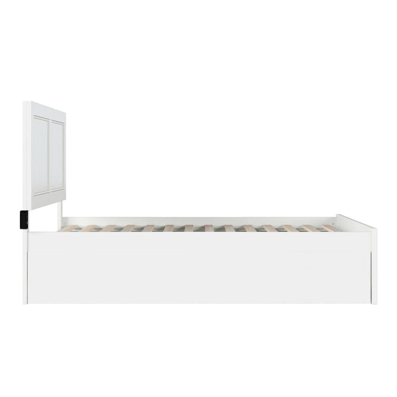 Cama Plataforma Matrimonial con Cabecera, Piecera y Cama Nido Matrimonial a juego