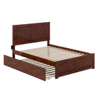 Cama Plataforma Matrimonial con Cabecera, Piecera y Cama Nido Matrimonial a juego