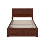 Cama Plataforma Matrimonial con Cabecera, Piecera y Cama Nido Matrimonial a juego