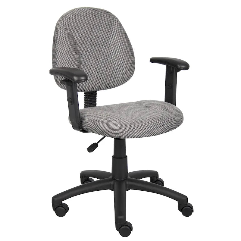 Silla de tela para postura con brazos ajustables