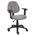 Silla de tela para postura con brazos ajustables