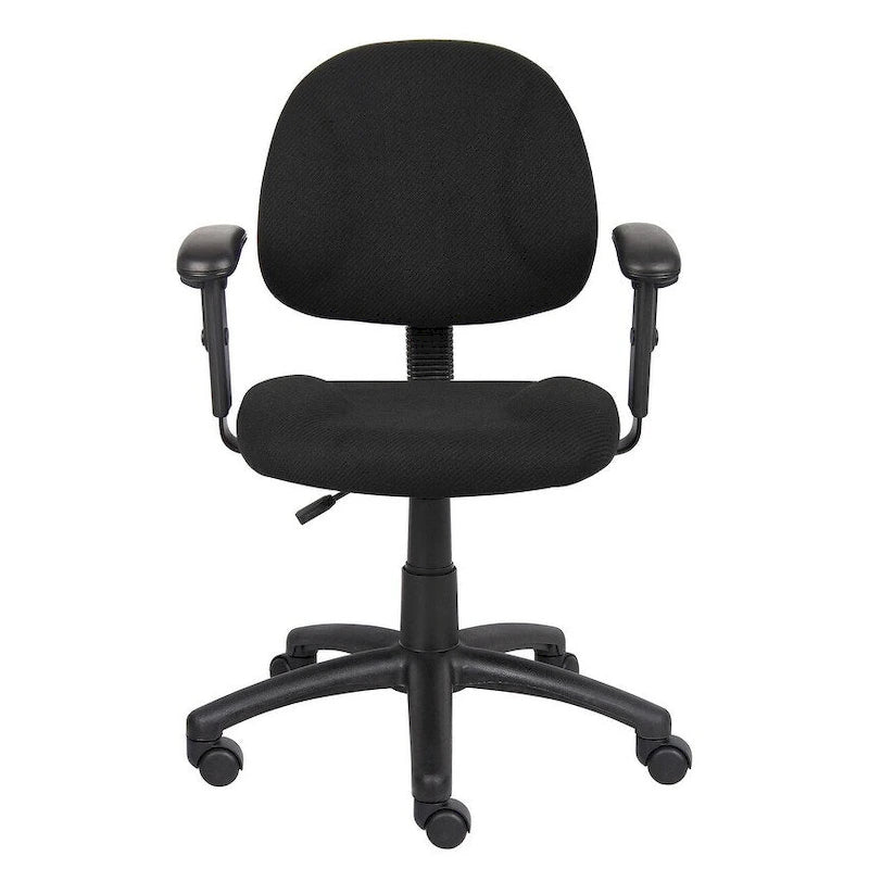 Silla de tela para postura con brazos ajustables