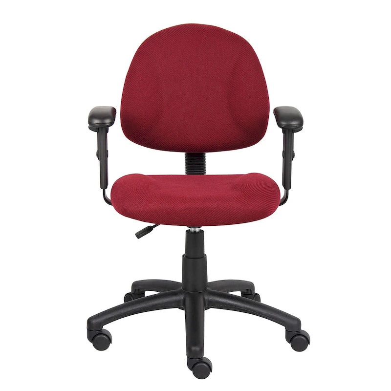 Silla de tela para postura con brazos ajustables