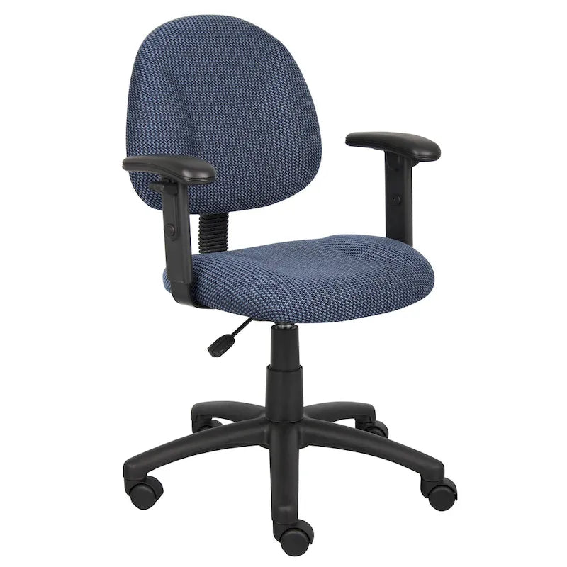 Silla de tela para postura con brazos ajustables