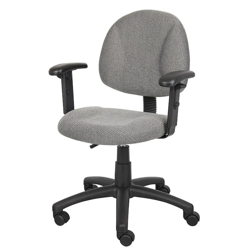 Silla de tela para postura con brazos ajustables