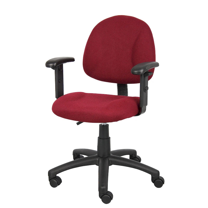 Silla de tela para postura con brazos ajustables