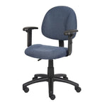 Silla de tela para postura con brazos ajustables