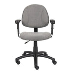 Silla de tela para postura con brazos ajustables