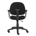 Silla de tela para postura con brazos ajustables